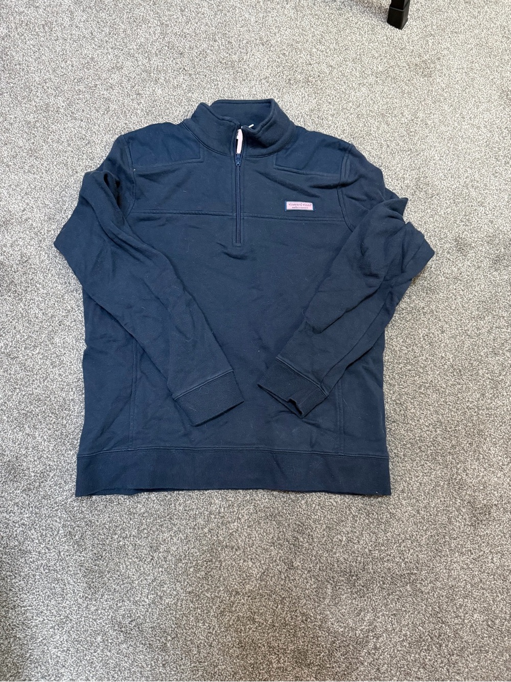 Vineyard Vines Women’s Navy Quarter-Zip Pullover Sweater